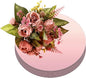 Thyle 6 Pcs 10 Inch Acrylic Round Mirrors for Tables Centerpieces Circle Mirrors Candle Plates for Wall Wedding Table Centerpieces for Baby Shower Party, Thickness 1 mm (Rose Gold)