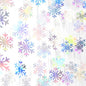 Snowflake-Snow Iridescent-Holographic Christmas Party-Decoration Garland - 52ft Winter Wonderland Frozen Ornaments Hanging Paper Streamers,New Years Birthday Baby Shower Dance Ceiling Decor Hugfond