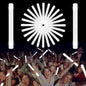 Glow Foam Sticks Bulk, 24 Pcs White Giant LED Light Up Sticks 3 Modes Flashing Glowing Baton Wands Party Supplies for Wedding, Raves,Concert,Birthday,Christmas, Halloween,Sporting Events