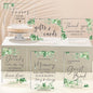 Weysat 6 Pcs Clear Acrylic Wedding Signs for Reception and Ceremony 5'' x 7'' Wedding Signage with Stand in Loving Memory Table Decorations Cards and Gifts Guestbook Reserved Table Sign(Elegant Style)