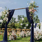 Navy Blue Wedding Arch Draping Fabric 29" x 20 FT Navy Wedding Drapes for Backdrop Sheer Curtains Drapes for Romantic Bridal Baby Shower Ceremony Birthday Party Fall Outdoor Events