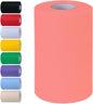 Deep Peachy Tulle Fabric Rolls 6 Inch by 100 Yards (300 feet) Tulle Roll Spool Fabric for DIY Tutu Skirt Baby Shower Birthday Party Wedding Decorations Christmas Craft Supplies (Deep Peachy)