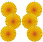 Morange Party Decorations,,Halloween Decor Events Accessories，Orange Birthday Decorations,Sunset Party Decorations,Party Fans 30 Color DIY Set (Morange)