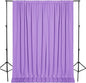 DWCN 10x10 FT Backdrop Curtains for Parties, Photography Backdrop Drapes with Rod Pockets for Wedding Decorations Stage Birthday Family Gatherings, 2 Panels 5ft x 10ft, Lavender