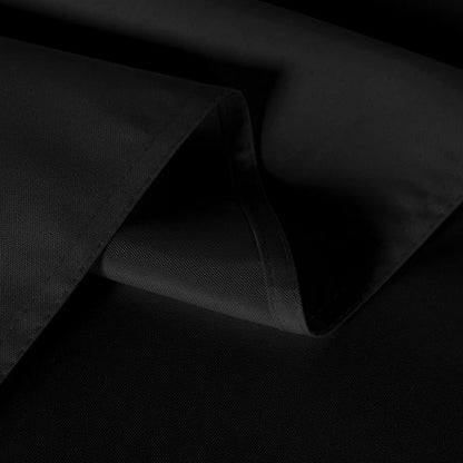sancua 6 Pack Black Tablecloth 90 x 156 Inch - Rectangle Table Cloth for 8 Feet Tables Stain and Wrinkle Resistant Washable Polyester Table Cover for Dining Wedding Banquet Party Buffet Restaurant
