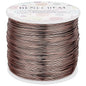 BENECREAT 20 Gauge 770FT Brown Aluminum Wire Anodized Jewelry Craft Making Beading Floral Colored Aluminum Craft Wire for Jewelry Craft, Garden, Model Making