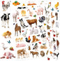 Farm Animals Stickers 720 Count Farm Animal Barnyard Cow Sheep Chicken Stickers Party Favors Gifts Sticky Decor for Scrapbook Calendar Planner Gift Wrap Decor