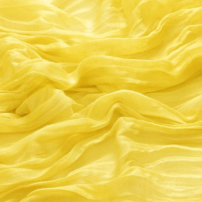 MLMW 4 Pack Yellow Cheesecloth Table Runner Boho Gauze Rustic Cheese Cloth Table Runner 160 inch Sheer 13.3ft for Wedding Party Baby Bridal Shower Birthday