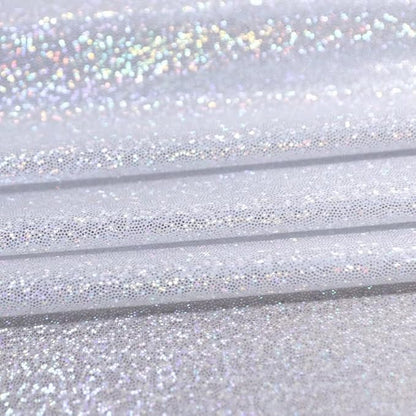 Fitable Silver Sequin Tablecloth for Parties 60x84 Inch - Sparkle Glitter Table Cloth Laser Rectangle Table Cover Overlay for Wedding Baby Shower Ceremony Birthday Cake Table Holiday Banquet