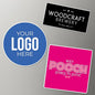 Big Dot of Happiness Custom Logo Magnets, Personalized Fridge Cutout Magnets for Businesses, Events, or Branding, Magnetic Pictures for Kitchen & Home Decor - Set of 12
