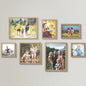 Mixtiles Official - Custom Photo Tiles - Personalized Printed Photos - Magnetic Wall Frames - Adhesive Sticker, No Nails - Various Sizes and Frames - wild-visual-7-Tile - Oak Frame