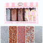 Confect-Rose Gold Edible Cake Sprinkles Mix – Pearl Dragees, Silver & Copper Jimmies, Bronze Sparkling Sugar – White, Rose Gold, Silver Glam Sprinkle Set for Cake Decorating, Baking & Cupcakes- Vegan, Gluten-Free, Nut-Free, Soy-Free, Dairy-Free, Palm O...