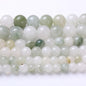 Blue and White Streamer Stone Beads for Jewelry Making DIY Craft Gemstone Beads Kit (10mm, 35pcs) Smooth Healing Crystal Beads for Bracelets, Necklaces, Home Decor