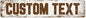 Custom Sign, Custom Street Sign, 11 Font Colors, 13 Font Styles, 4 Hole Options, 22 Sizes, 6x30 Inches, Rust Free DiBound, Fade Resistant, Made in USA by My Sign Center (Rustic)