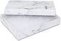 TheDisplayGuys - 25-Pack #53 Kraft Paper Cardboard Gift Boxes/Jewelry Cases w. Cotton Padding & Lid - Marble White - (5.4" x 3.9" x 1.0")