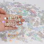Birthday Confetti, Glitter Happy Birthday Table Decorations, 270 PCS Iridescent Party Decorations