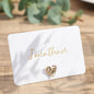 UNIQOOO 12Pcs Decorative Gold Love Heart Place Card Holders Bulk, Romantic Name Card Stands Set, for Wedding Engagement Decor, Table Setting, Business Card, Name Tag, Party Food Labels