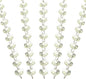 PATIKIL 14 mm Crystal Garland Strands, 32.8 Ft Acrylic Octagon Chandelier Bead Chains String for DIY Craft Wedding Party Home Decorative Jewelry Making, Champagne