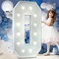 Marquee Letters 4 Feet Tall Large Light Up Letters Baby Shower Decorations Wedding Engagement White Party Decorations Prom Sign Big Cardboard Backdrop O