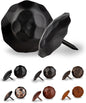50 Pack 1.5" Round Head Iron Clavos Decorative Nails – Black – Handmade Rustic Round Fasteners for Farmhouse Shutters, Faux Wood Beams, Barn Doors, Shutters, Gates – Ornamental Wood Accent