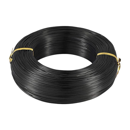 Fashewelry 984 Feet 0.8mm Black Aluminum Wire Bendable Metal Craft Wire String for Beading Sculpting Jewelry Making