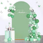 SoarDream Sage Green Spandex Arch Cover 6FT Wedding Arch Backdrop Cover Stretchy Backdrop Chiara Wall Arch Stand Cover for Wedding Birthday Balloon Decorations- Ideal for Balloon Arches