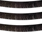 Thick 10 Feet by 15 Inch Black Foil Fringe Garland - Pack of 3 - Shiny Metallic Tinsel Banner for Parade Floats, Easter Day, Halloween, Christmas | Wall Hanging Drapes (3)