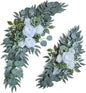 ponatia Wedding Arch Flowers (Pack of 2), Artificial Sage Green Wedding Flowers for Wedding Welcome Signs Decorations and Flower Arch for Wedding Ceremony Reception (Sage Green)