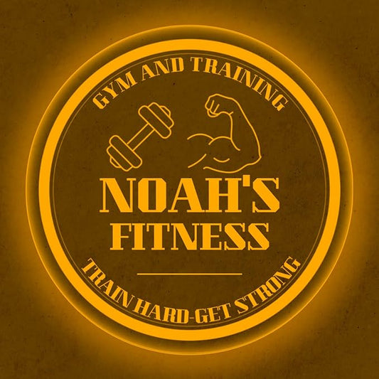 Custom Gym LED Sign – Personalized Color Changing Acrylic Wall Decor for Home Gym, Workout Room, or Man Cave (Gym, 16 INCHES)
