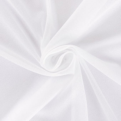 White Wedding Arch Draping Fabric 2 Panels 29" x 20 FT White Drapes for Backdrop Sheer Curtains Wedding Drapes for Romantic Bridal Baby Shower Ceremony Birthday Party Fall Outdoor Events