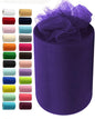 Purple Tulle Fabric Rolls 6 Inch by 100 Yards (300 feet) Fabric Spool Tulle Ribbon for DIY Purple Tutu Halloween Wreath Baby Shower Birthday Party Wedding Decorations Christmas Craft Supplies