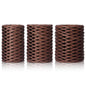 3 Roll 164 Feet Floral Wire Rustic Vine Bind Wire, Three Different Sizes for Flower Bouquets, Wreath Making, Gift Wrapping, and DIY Craft Projects (Dark Brown)