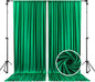 10 x 7 Feet Hunter Green Backdrop Curtain for Partie, Background Curtains for Photoshoot, Birthday, Wedding, Halloween, Thanksgiving, Christmas, New Year Party Decorations 5Ft x 7Ft, 2 Panels