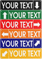 Custom Vintage Metal Sign Personalized Direction Street Signs with Text Logo Image Rust-Resistant Fade Resistant Aluminum Sign for Home Office Outdoor Business