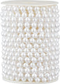 48 Feet Faux Pearl Beads Garland 8mm Craft String Pearls for Wedding Centerpiece Christmas Tree and Flowers Decoration DIY (White)