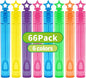 SpringFlower 66 Pieces Mini Bubble Wands,Bubble Party Favors Assortment Toys for Kids,Themed Birthday, Halloween, Goodie Bags, Carnival Prizes, Wedding,Outdoor Gifts for Girls & Boys