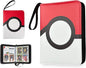 440 Pockets Card Binder, Portable Trading Card Binder with 55 Removable Sleeves, Waterproof Card Holder Album, Card Bunder with Zipper