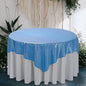 Fitable Sequin Tablecloth for Parties 60x60 Inch - Sparkle Glitter Table Cloth Laser Square Overlay for Wedding Baby Shower Ceremony Birthday Holiday Banquet Decor, Blue
