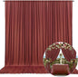 10 x 7 Feet Rust Backdrop Curtain for Partie, Background Curtains for Photoshoot, Birthday, Wedding, Halloween, Thanksgiving, Christmas Day, New Year Party Decorations 5Ft x 7Ft, 2 Panels