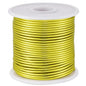 12 Gauge Yellow Green Aluminum Craft Wire (105FT) - Anodized for Jewelry Making, Beading Floral, Plant Gardening, Sculpting & Modeling Craft Wire (Yellow Green #7, 2mm)
