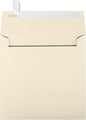 LUXPaper Square Invitation Envelopes | Peel & Press | 6 1/2" x 6 1/2" | Natural Linen | 80lb. Text | 50 Qty