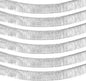 6 Pack 10 Feet Silver Foil Fringe Garland Metallic Tinsel Streamers Banner Wall Hanging Curtain Backdrop Banner for Parade Floats, Thanksgiving, Christmas, Birthday, Halloween Party Decorations