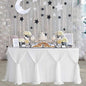 9ft Table Skirt White Tulle Tablecloth Tutu Table Skirt for Wedding Bridal Baby Shower Birthday Party Cake Dessert Buffet Banquet Decorations