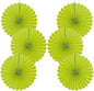 Green Graduation Party Decor,Tropical Party Decorations,Emerald Green Party Decorations,Hawaiian Themed Party Decorations,16in Hanging Paper Fans 30 Color DIY Set (Clear Green)