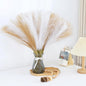 60 Pcs Brown Pampas Grass Decor 21.7 Inch Faux Pampas Grass Bulk Artificial Dried Flowers Small Vase Filler Pompas Grass.