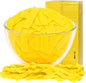 Ultimate Confetti, Biodegradable Confetii - Rectangular Yellow Fluttering Tissue Paper Confetti for Cannon and Launcher use - Best for Birthday, Wedding, Parties and Events - 1 lb, 16 oz