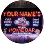 ADVPRO Personalized Your Name Custom Home Bar Beer Established Year Dual Color LED Neon Sign White & Orange 16 x 12 Inches st6s43-p1-tm-wo