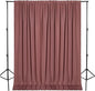 DWCN 10x7 FT Dusty Rose Backdrop Curtains for Parties, Photography Backdrop Drapes with Rod Pockets for Wedding Decorations Stage Birthday Family Gatherings, 2 Panels 5ft x 7ft