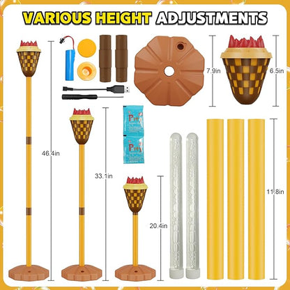 Bubble Machine for Kids, Garden Lamp Bubble Toy with Colorful Lighting and Music for Toddlers, Rechargable Bubbles Blower Maker Outdoor Toys for Wedding Birthday Christmas Party