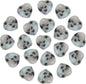 PATIKIL 20 Pcs Natural Heart Shaped Crystal Stone, 0.6 Inch Mini Polished Love Gemstone Crystal, Pocket Rock Engraved Worry Stones for Women Gifts Meditation, Tianshan Blue